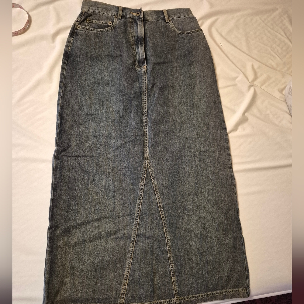 Marsh Landing Long Denim Skirt 8P